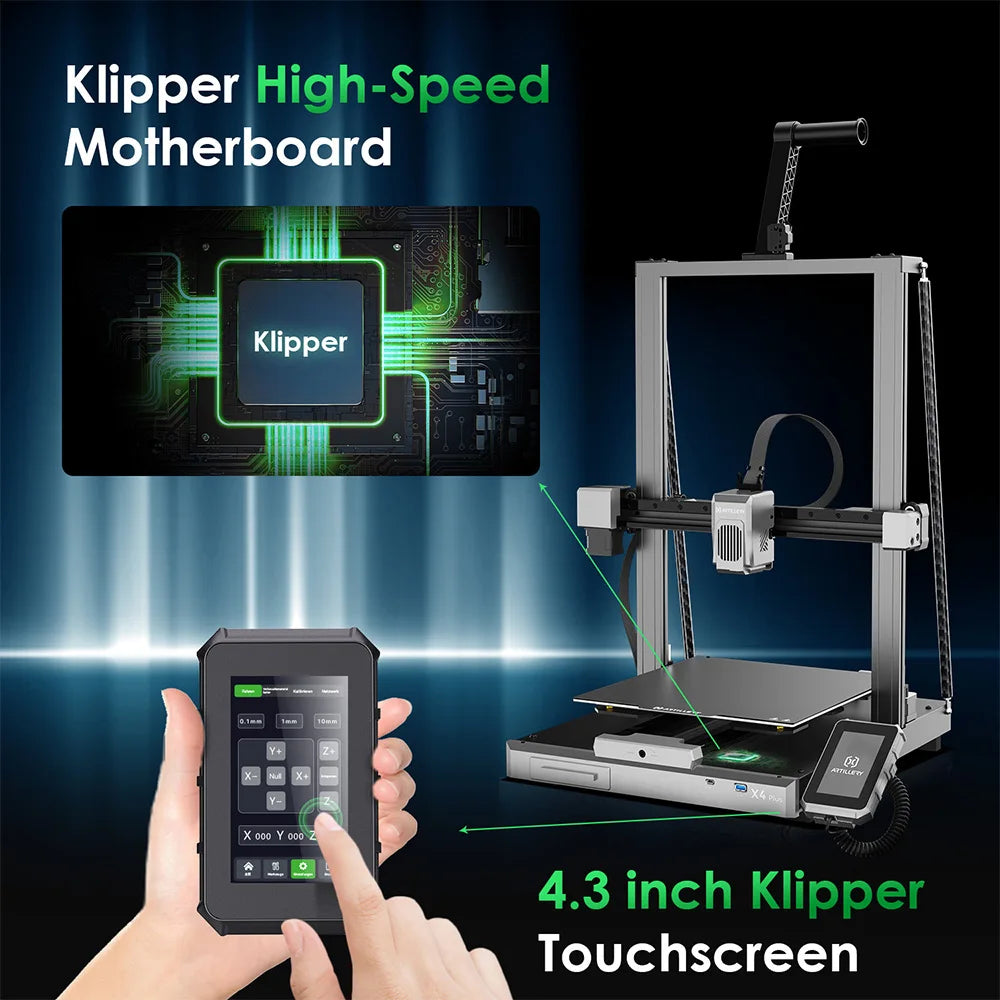 Artillery Sidewinder X4 Plus S1 Yüksek Hızlı 3D Yazıcı