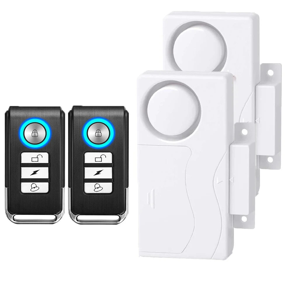 Wireless Door Contact Alarm with Remote Control