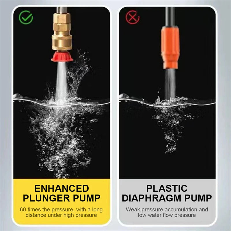 Washer Gun 30000mAh Battery Wireless High Pressure Foam producer 1500W 30Bar Car Water Gun for Auto Home Garden lever Machine