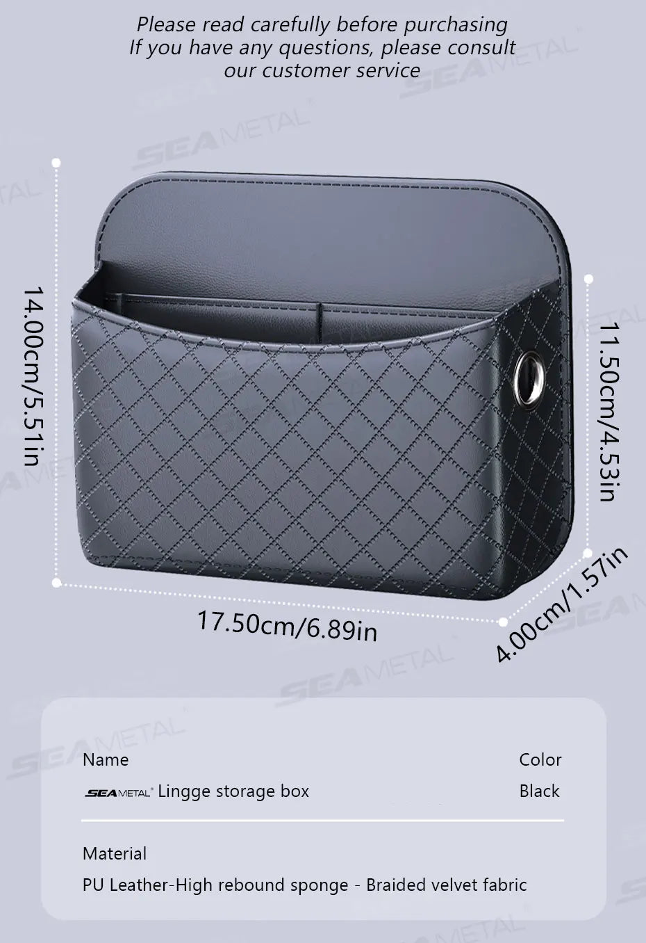 Car Seat Side Storage Bag Organizer