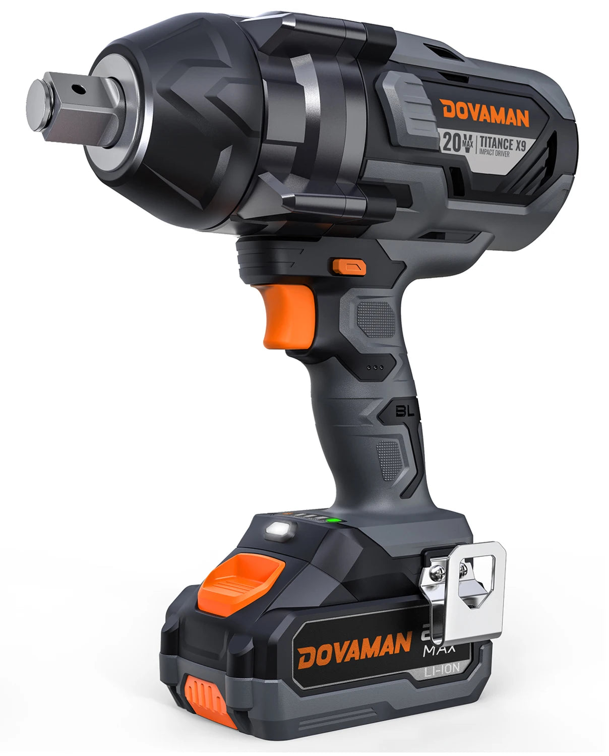 Безжичен ударен гайковерт 20V 3/4" 2200Nm с батерия 4.0Ah