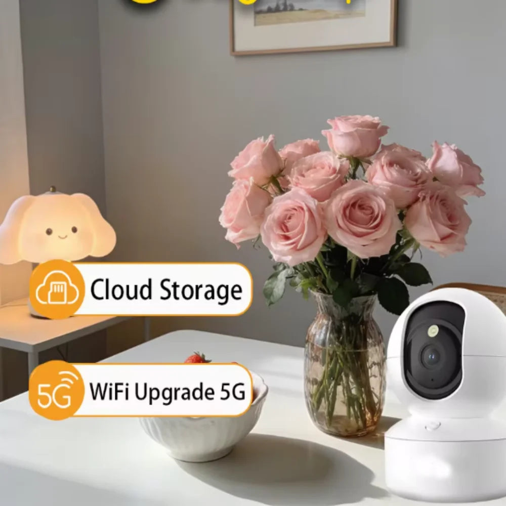 Indoor WiFi Surveillance Camera with Night Vision, Motion Detection & Two-Way Audio