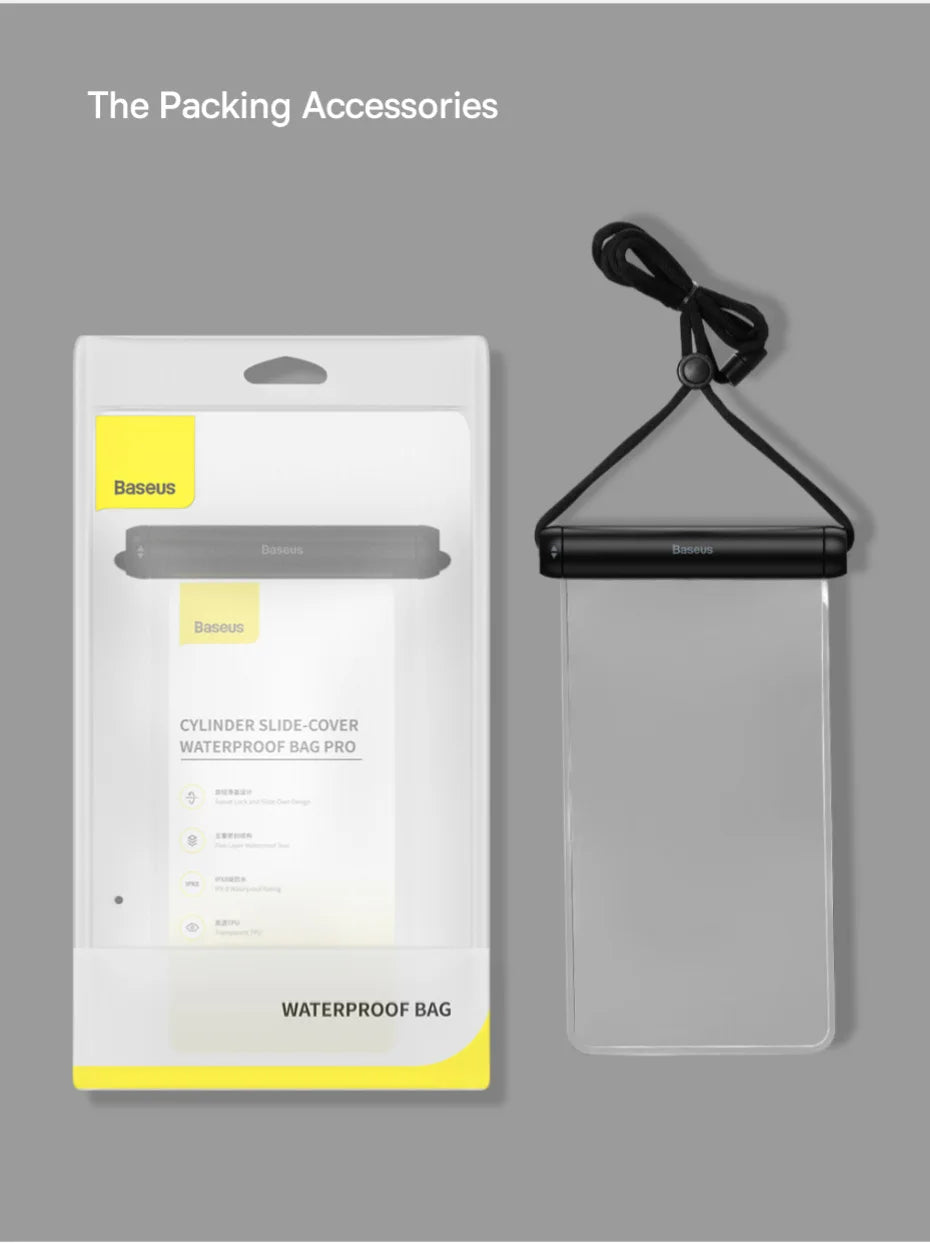 Baseus Waterproof Phone Bag for Phones Under 7.2 Inches