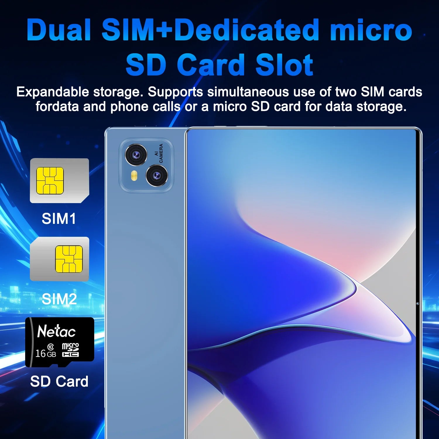 2025 5G Android Tablet with 10.36" Display