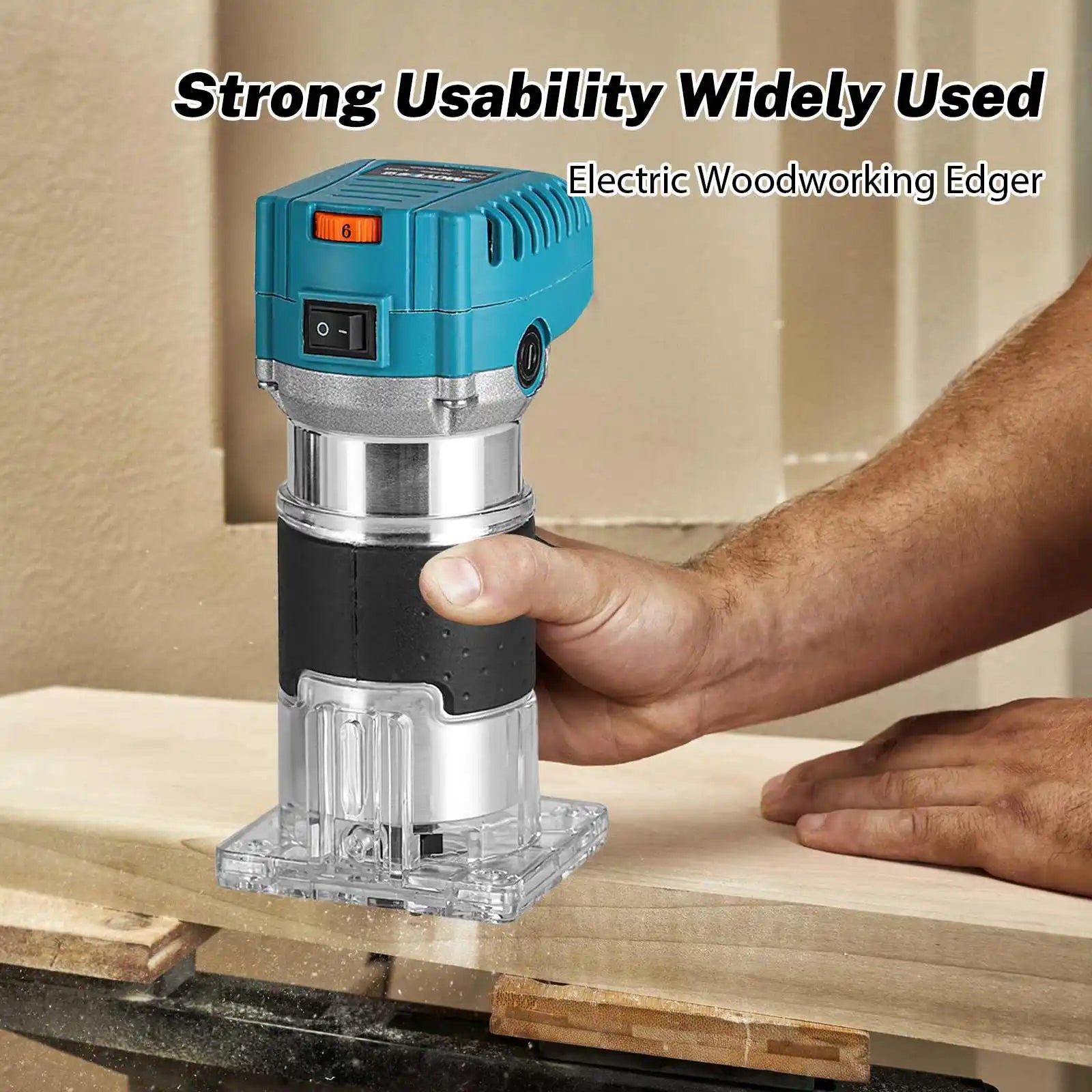 2000W elektrisk kanttrimmer för träbearbetning precision