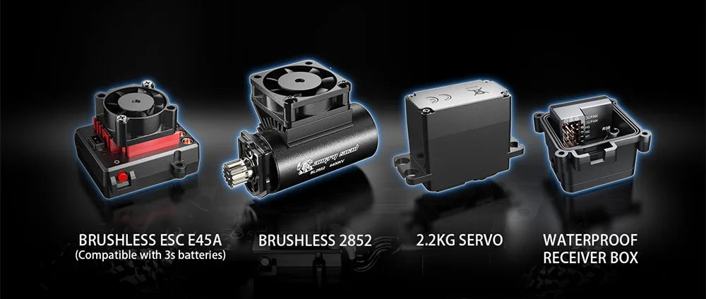 Hyper Go MJX 14210 V2.0 1/14 RC Araba 55KM/S Yüksek Hız Fırçasız 2.4G Uzaktan Kumandalı 4WD Off-road Yarış RC Kamyon Elektrikli Oyuncak