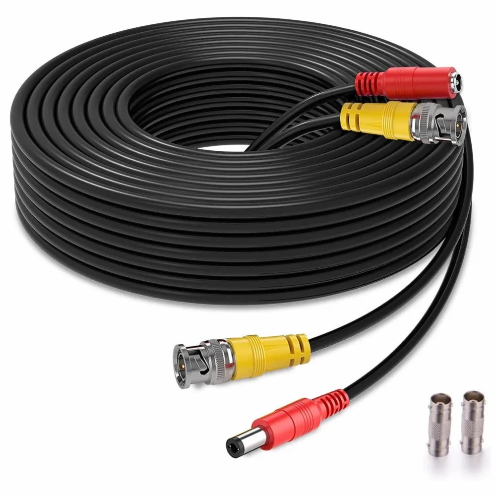 2-in-1 BNC Video and DC Power Cable for AHD Cameras