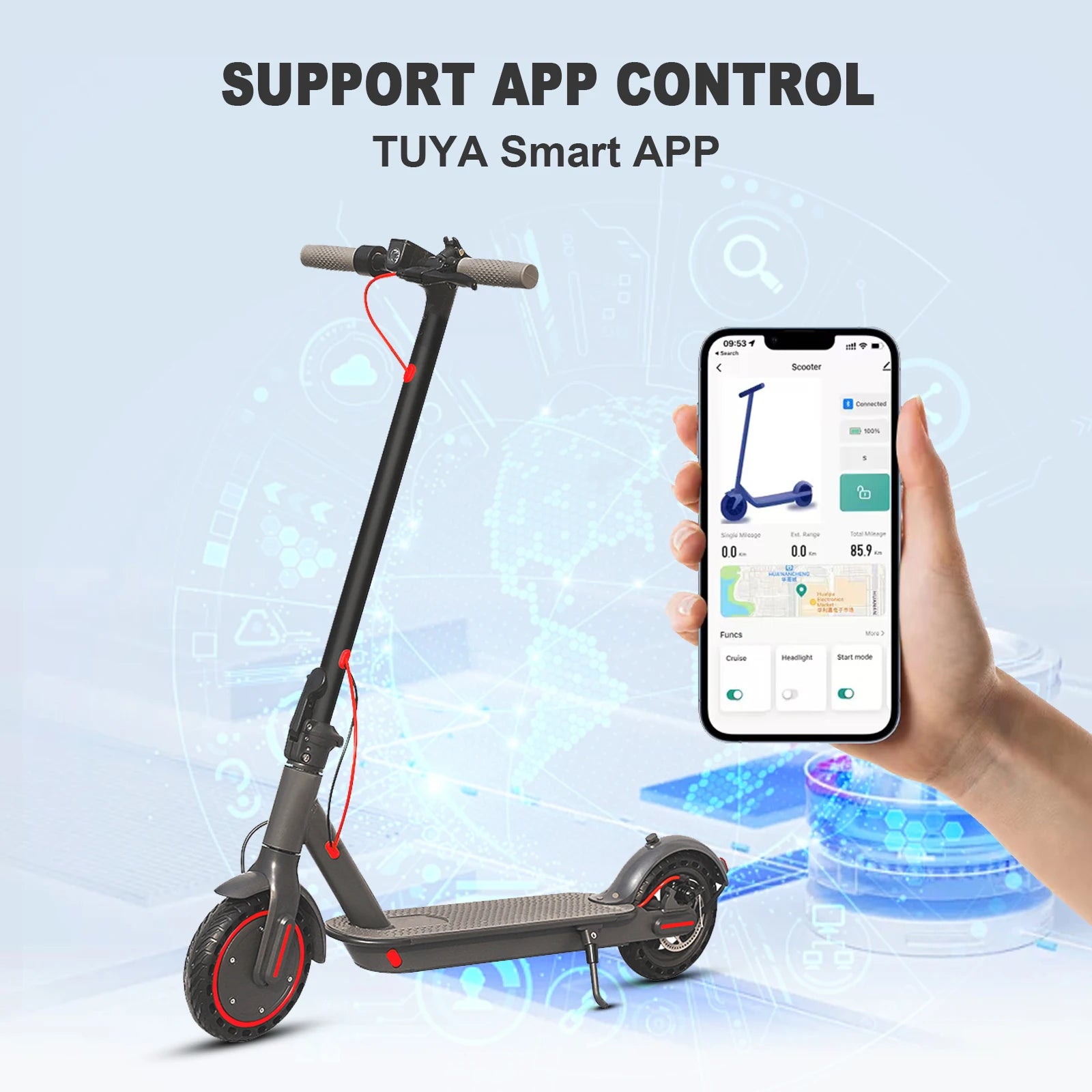 JUICEASE Ultra Long Range Smart Electric Scooter