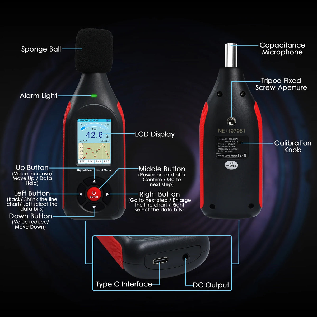 Digital Sound Level Meter with Data Logging