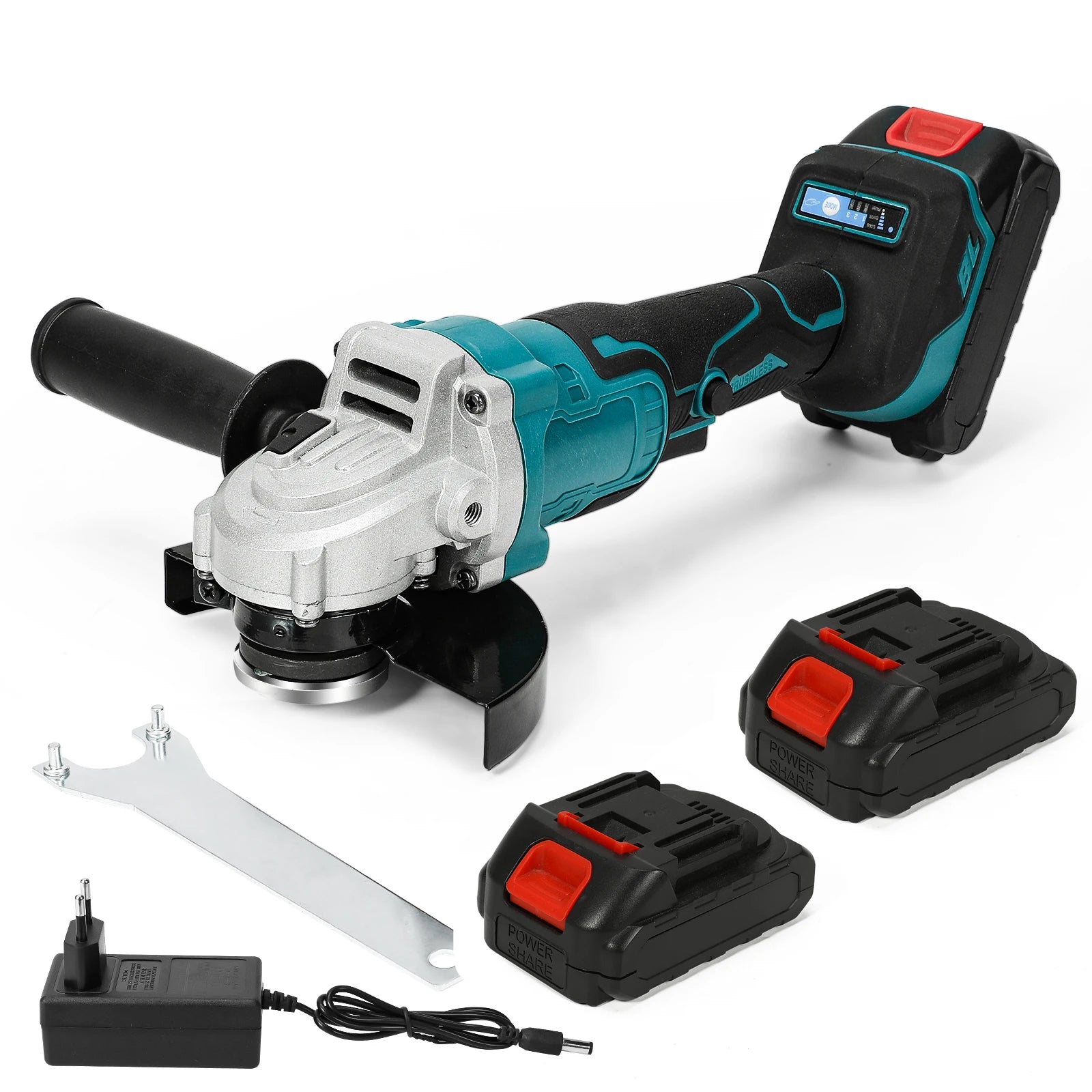 🔥 PowerMaster 21V Cordless Grinder Brushless Angle Grinder | 125mm Flap Sander for Grinding & Cutting - Spy-shop.com