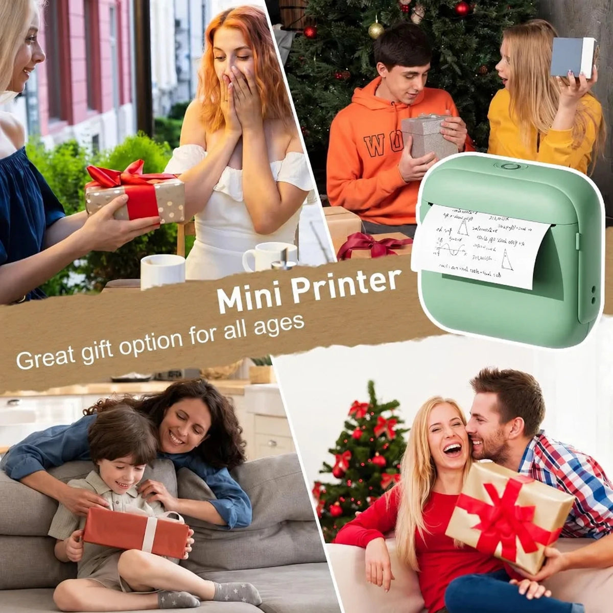 Draagbare Bluetooth-thermische miniprinter