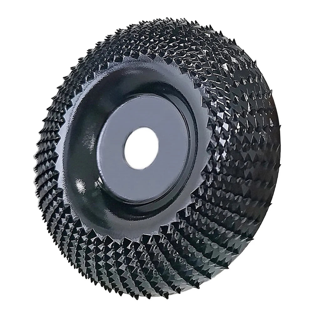 1PC Wood Carving Disc Grinder Wheel Disc 4 Inch Wood Shaping Wheel Wood Grinding Shaping Disc for Angle Grinders