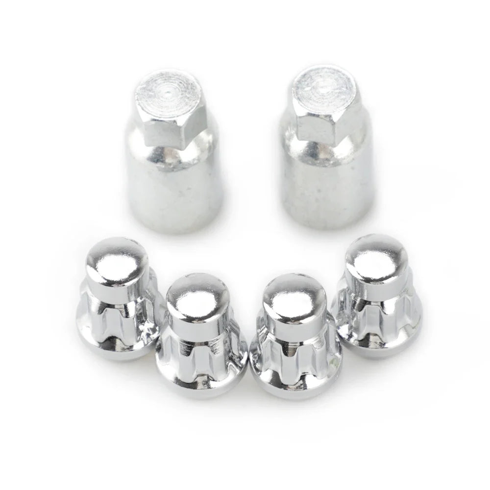 YC101517 M12 × 1.5 Locking Wheel Nuts, 4 Nuts & 2 Keys