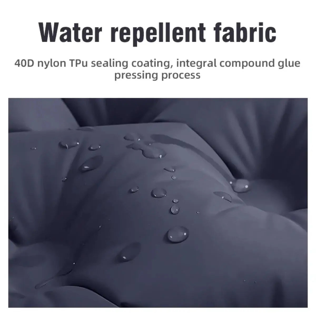 Foldable Inflatable Mattress for Camping and Indoor Sleeping