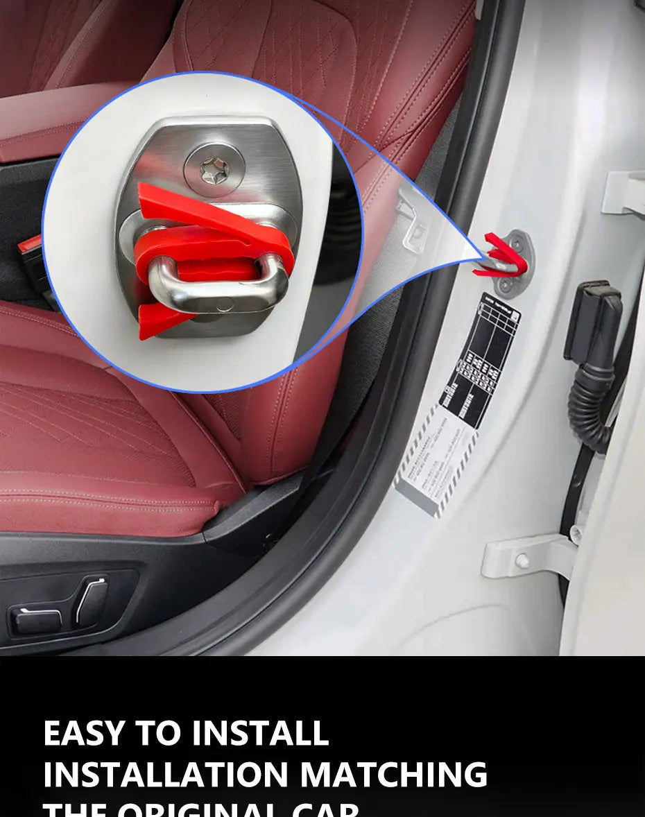 SEAMETAL Upgraded Shock Absorber for Side Door Soft Silicone Pad Car Door Buckle Cushion Soundproof Anti-Vibration Buffer Pad