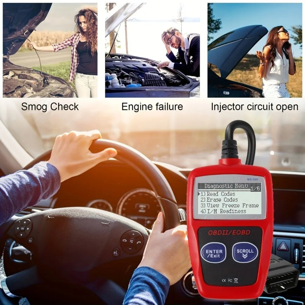 Wired OBD2 Engine Fault-Code Reader