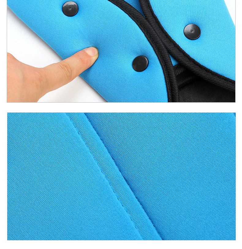 SEAMETAL Car Seat Belt Adjuster for Kids Triangle Fixed Seatbelt for Children Soft Breathable Baby Seat Belt Positioner Cushion