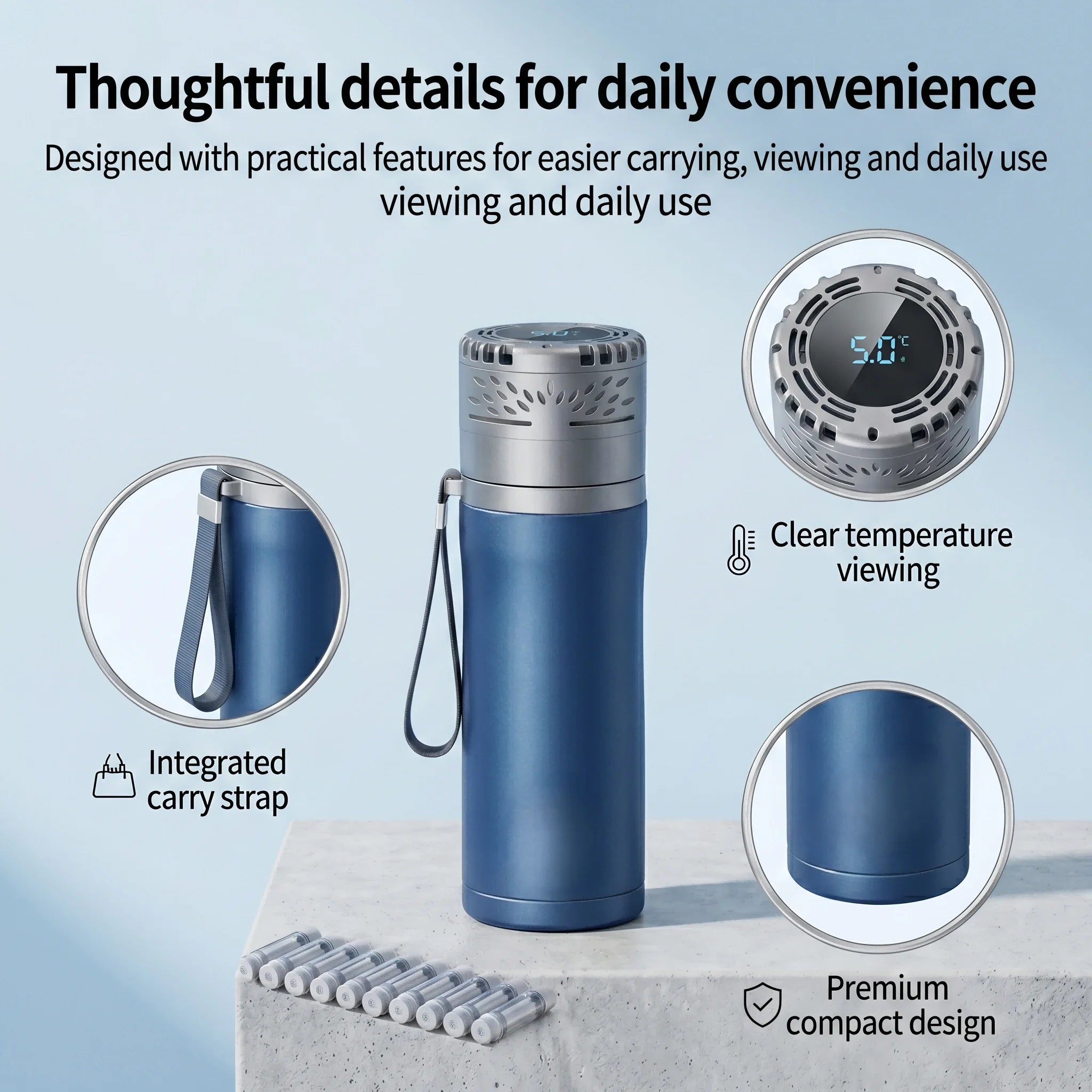 Portable Insulin Cooler Mini Fridge with Digital Temperature Control