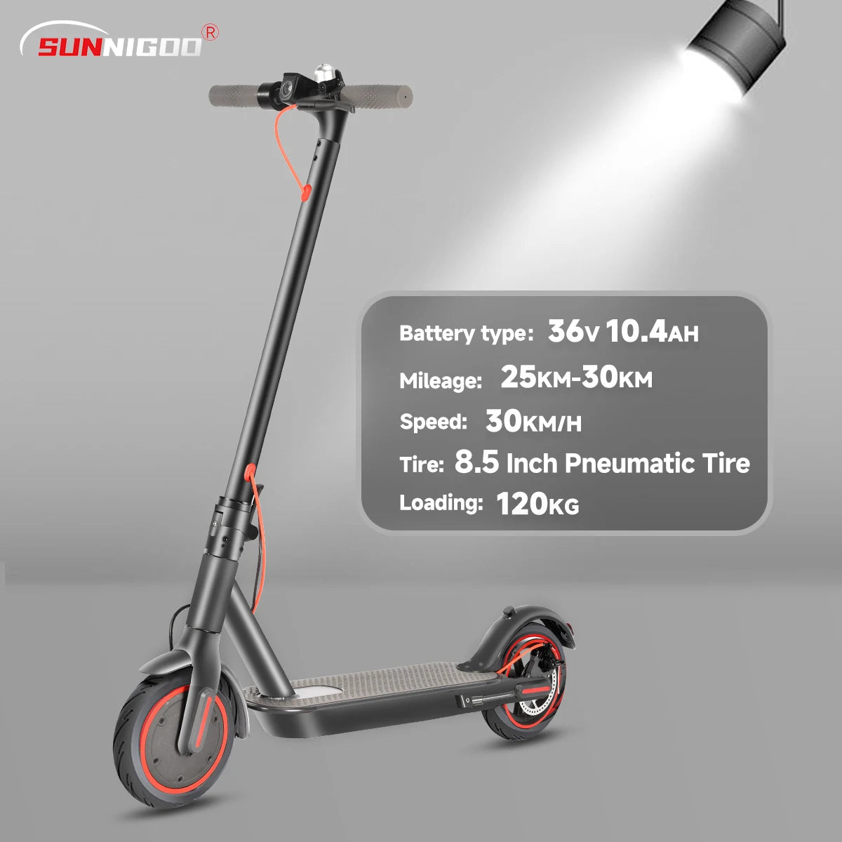 N7PRO 350W Adult Electric Scooter 36V 10.4Ah Escooter Kick Scooter Support APP Lightweight Long Range 30km Scooter EU Warehouse