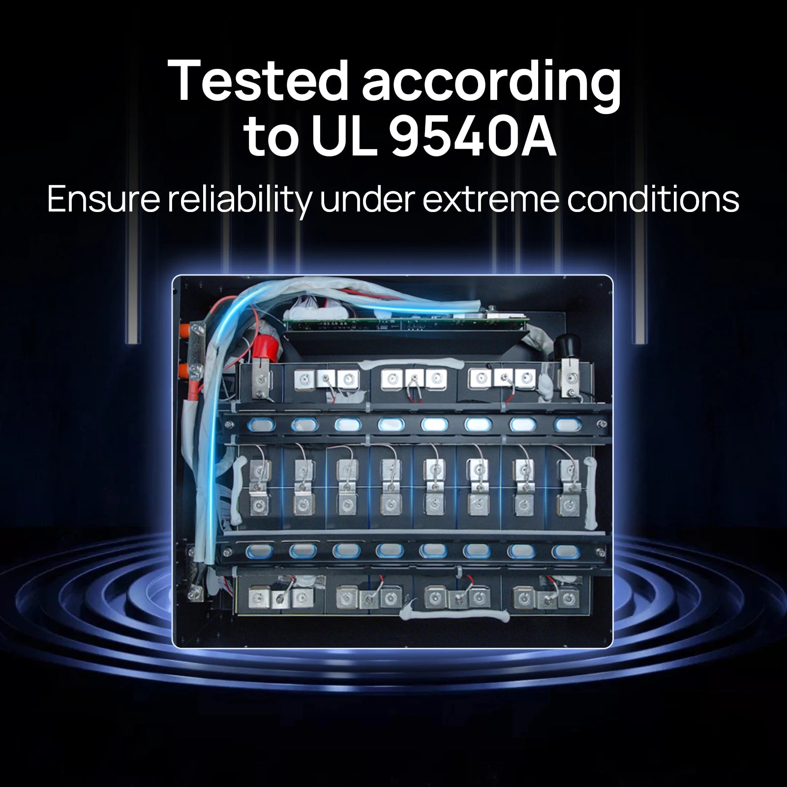 48V 100Ah LiFePO4 baterie pro serverový stojan 5,12 kWh s Bluetooth