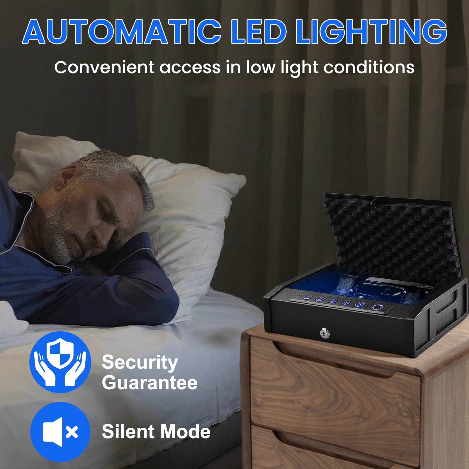 Home Safe Box with Advanced Access Protection