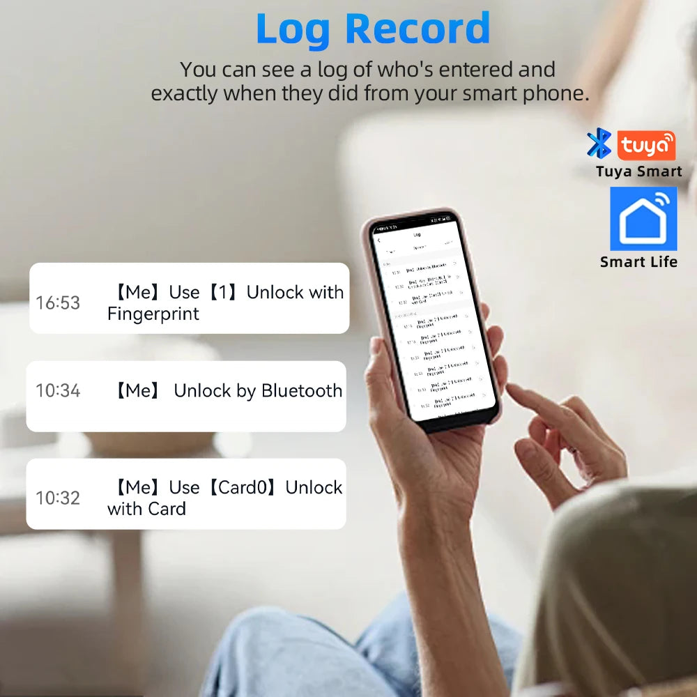 RAYKUBE L12 Tuya BLE Fingerprint Cylinder Digital Door Lock With 60/70 mm Adjustable Cylinder length Password/Key/Tuya APP Unlok