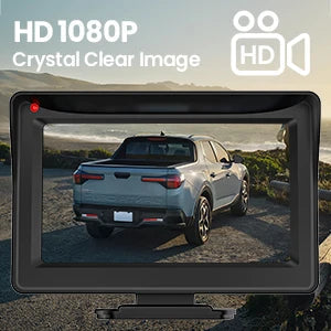 4.3inch Solar Vehicle Wireless Reverse Camera For Car RV Truck Trailer Pickup 12V-32V Car Monitor 1080P HD WIFI Rear View Camera