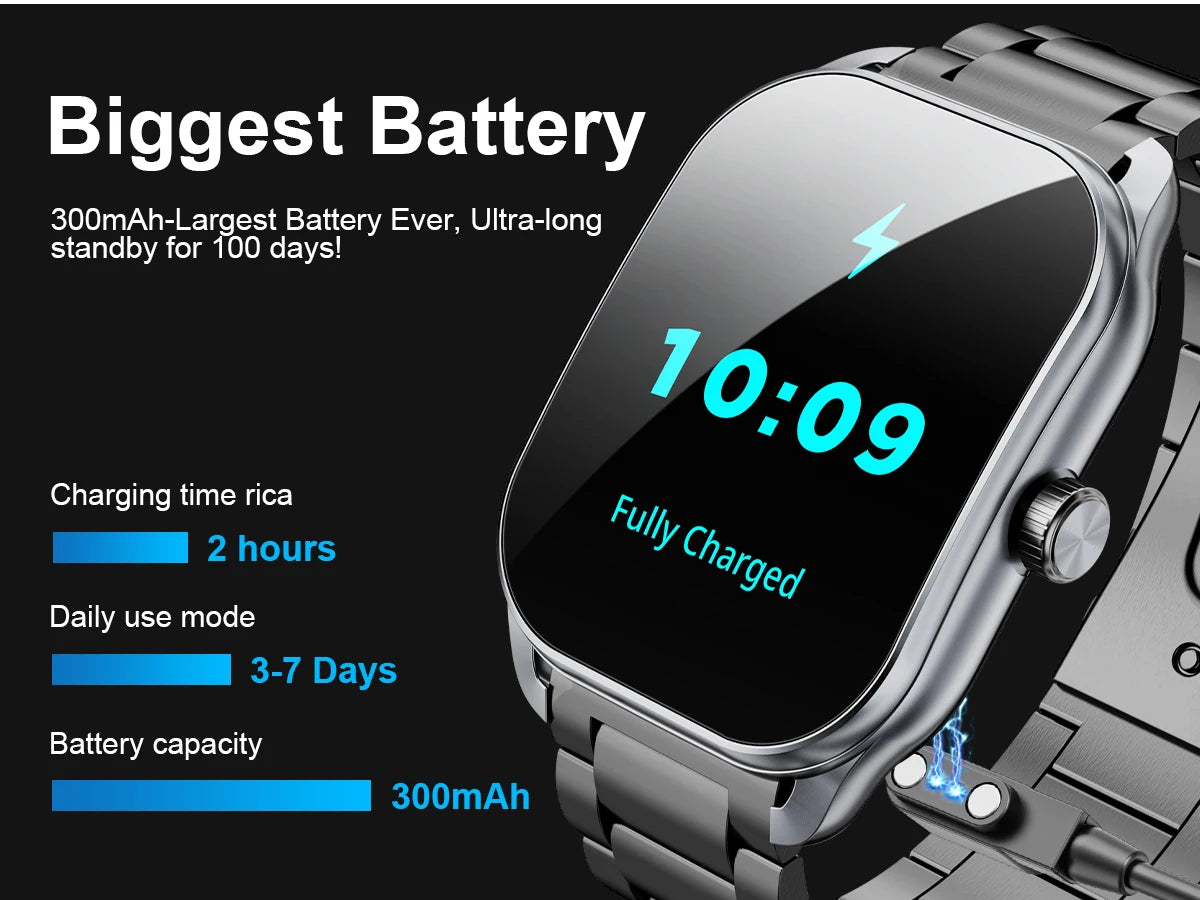 2024 Smart Watch for Men with 2.01-Inch Curved Display