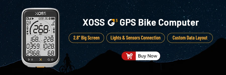 XOSS Vortex Speed Cadence Sensor for Bicycle Computer IPX7 Waterproof 300Hrs Battery Life Bluetooth ANT+ Bike Accessories MTB
