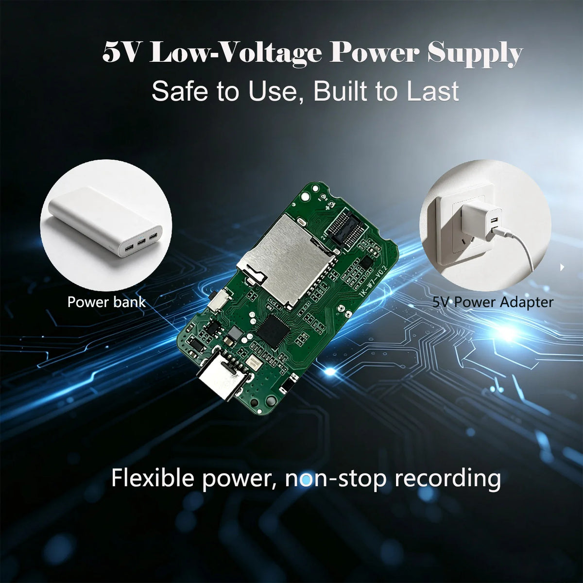 Mini Compact Home Security Camera PCBA Module Flexible Lens Design HD Remote Monitoring Circuit Board Diy WiFi Cam