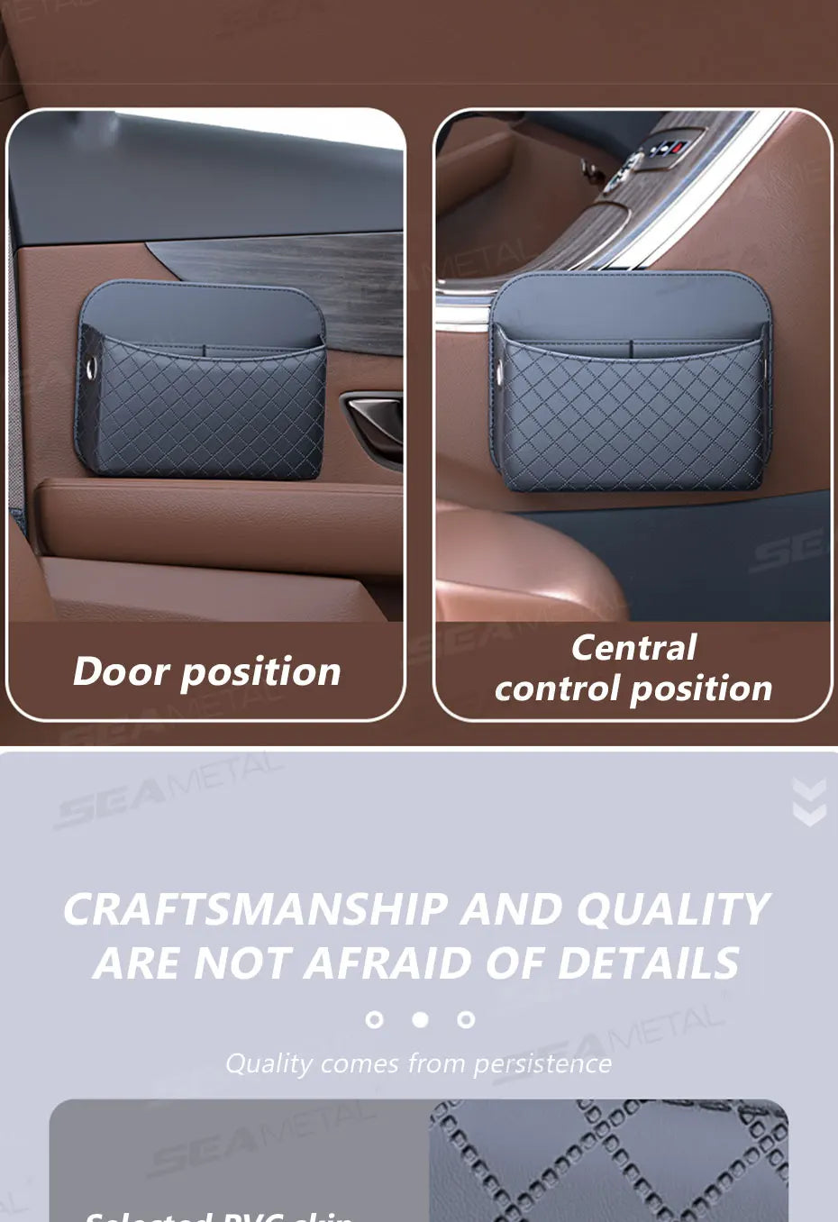 Car Seat Side Storage Bag Organizer