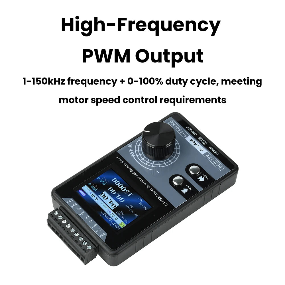 PWM- und Analoger Signalgenerator mit Farbdisplay