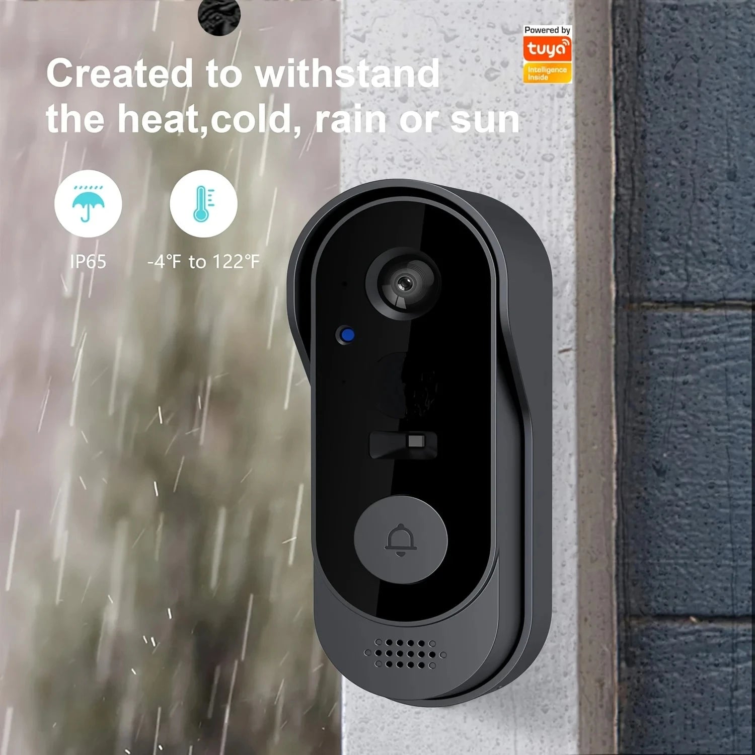 Wireless Video Doorbell 1080P HD WiFi Outdoor Camera