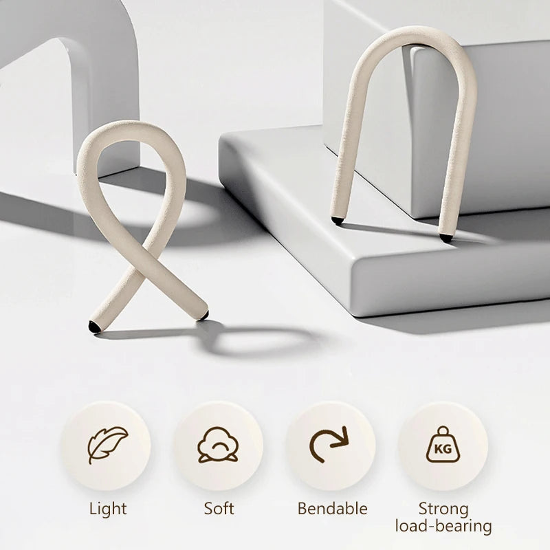 SEAMETAL S-Shape Hooks Free Bending Hook for Hanging Bags Multi-Function Universal Arbitrary Shape Hook for Car/Motorcycle/Home