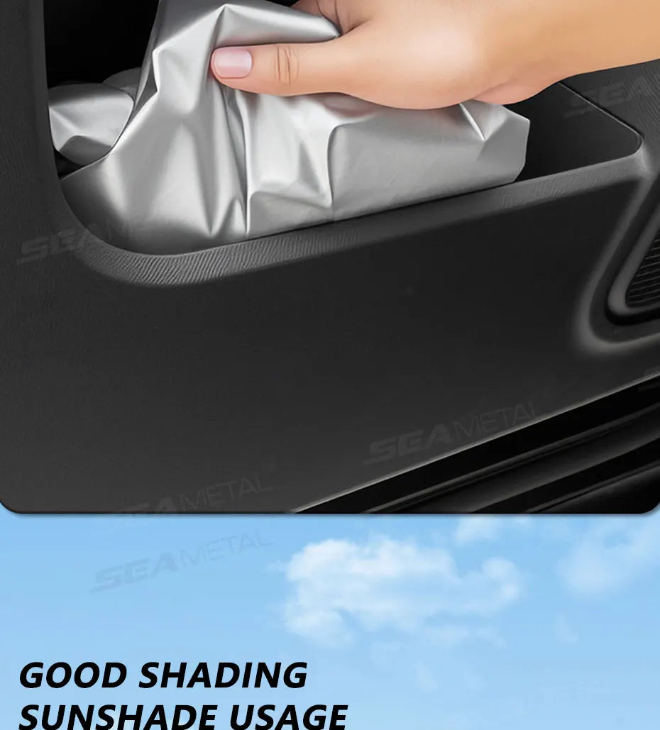 SEAMETAL Steering Wheel Sun Protection Cover Universal Steer Wheel Sun Shade Protector Heat Insulation Prevent Aging Sunshade