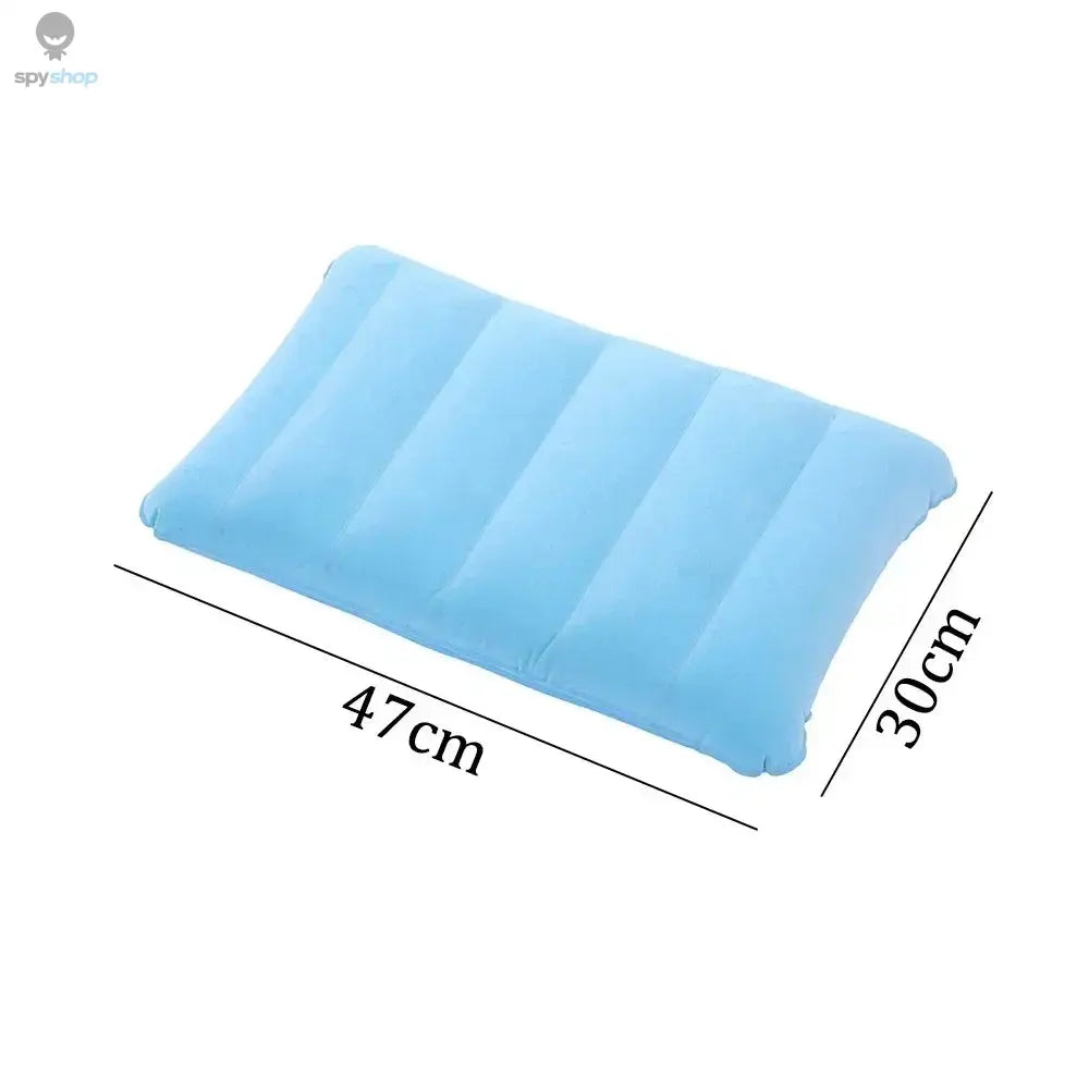 Air Cushion Pillows Outdoor Camping Folding Square lnflatable Pillows Travel Backrest Plane Head Rest pillow camping Spy-shop.com