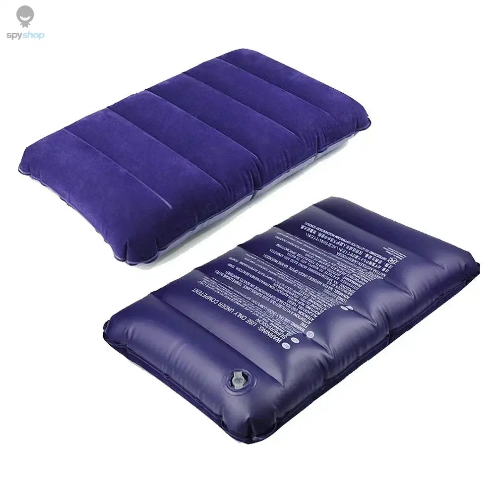Air Cushion Pillows Outdoor Camping Folding Square lnflatable Pillows Travel Backrest Plane Head Rest pillow camping Spy-shop.com