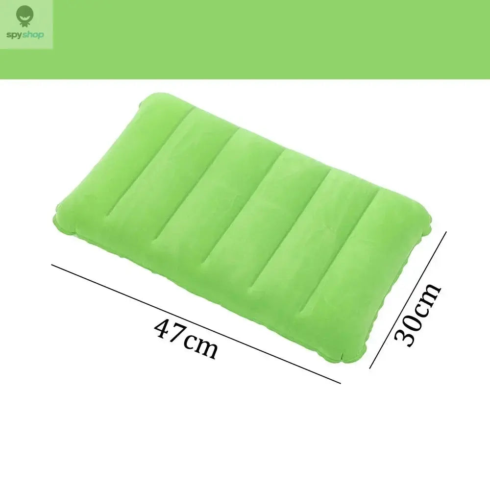 Air Cushion Pillows Outdoor Camping Folding Square lnflatable Pillows Travel Backrest Plane Head Rest pillow camping Spy-shop.com