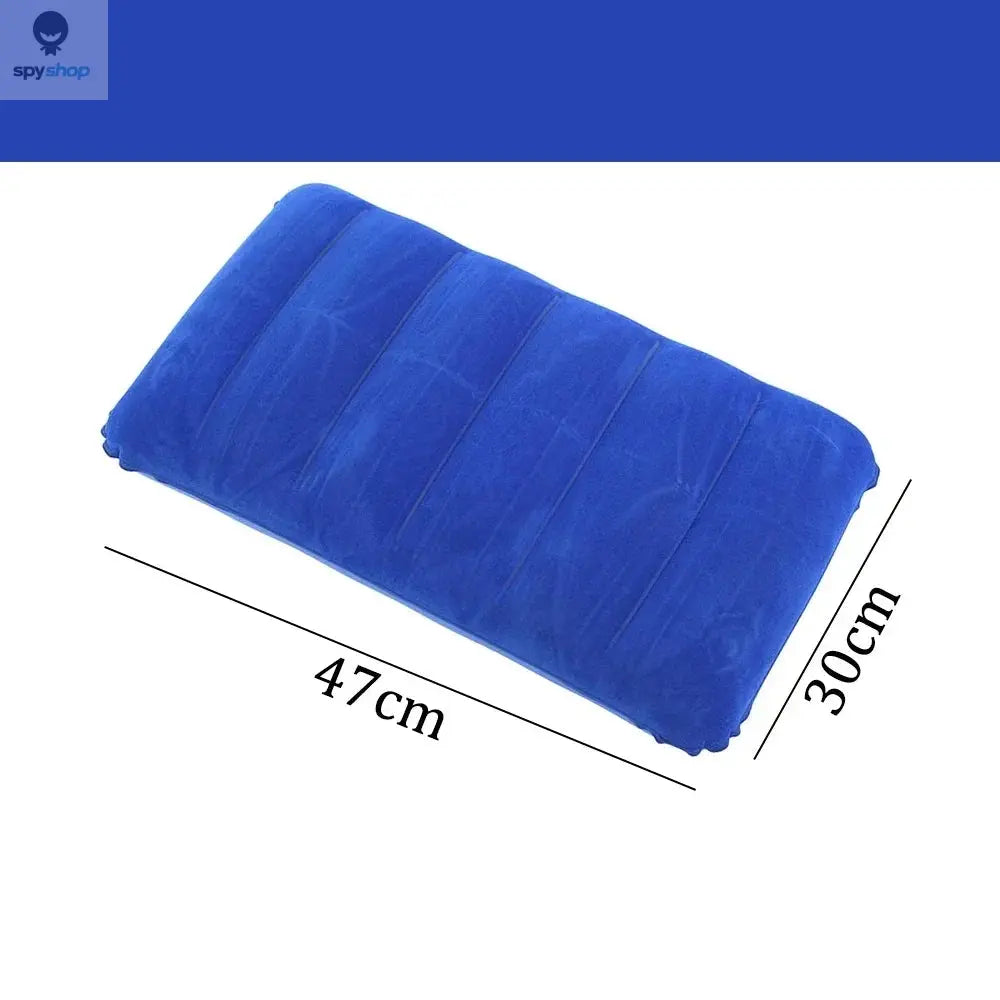Air Cushion Pillows Outdoor Camping Folding Square lnflatable Pillows Travel Backrest Plane Head Rest pillow camping Spy-shop.com