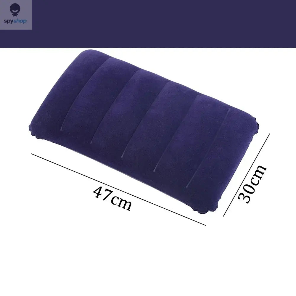 Air Cushion Pillows Outdoor Camping Folding Square lnflatable Pillows Travel Backrest Plane Head Rest pillow camping Spy-shop.com