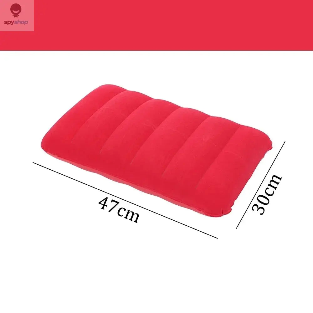 Air Cushion Pillows Outdoor Camping Folding Square lnflatable Pillows Travel Backrest Plane Head Rest pillow camping Spy-shop.com