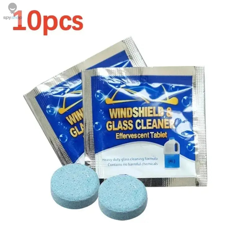 All-Season Windshield Washer Effervescent Tablet (Solid Concentrate) Shellac-Free Formula Spy-shop.com