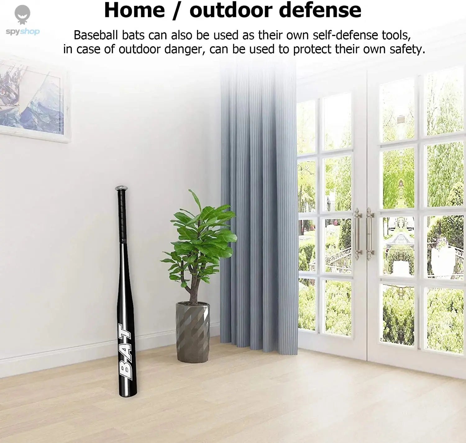 Aluminum Alloy Thickened Baseball Bat And Softball Gloves Ball 20inch four Colors Outdoor Sports Home Person Self-Defense Gear Spy-shop.com