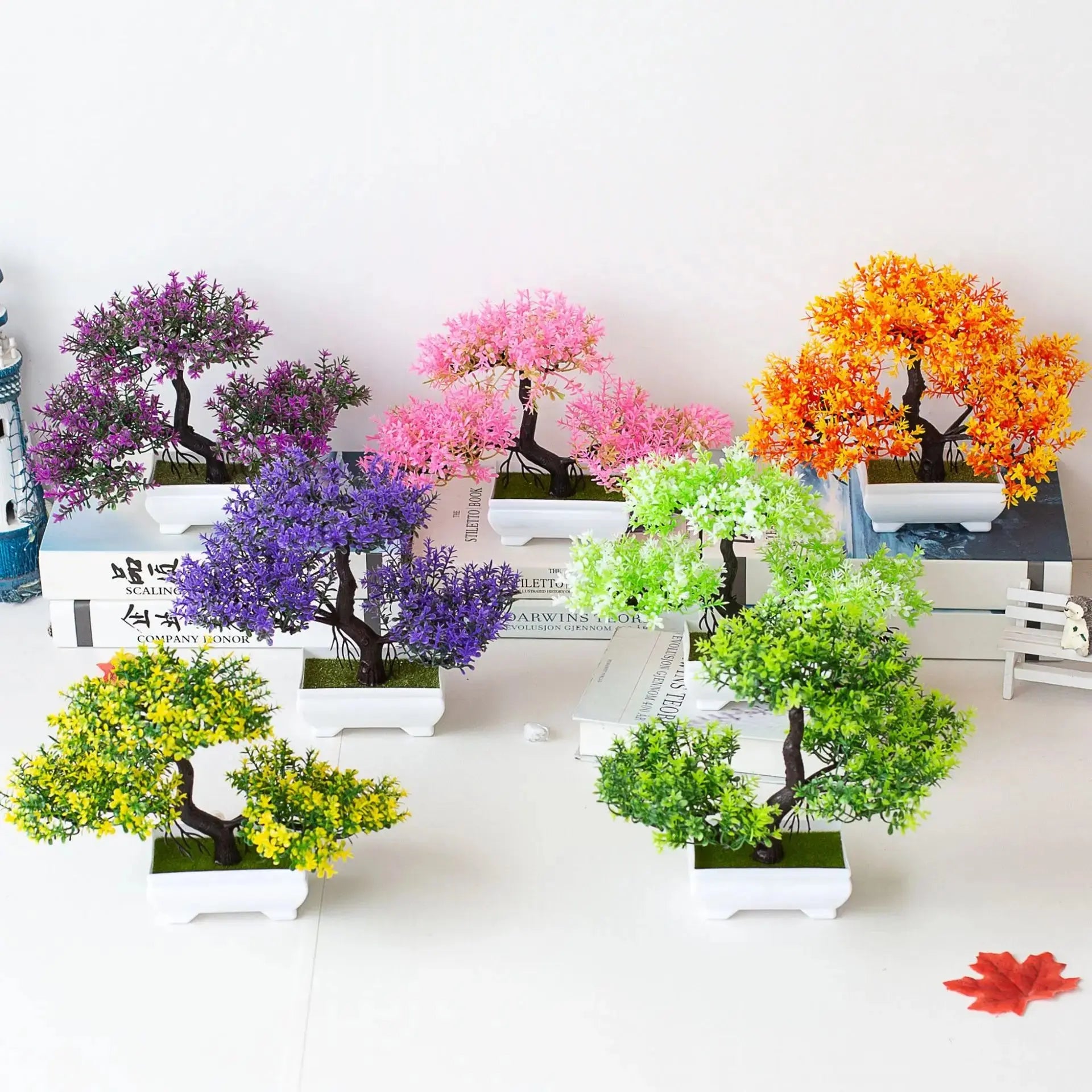 Artificial Tree Bonsai Simulation Plants Pot Plants for Garden Table Home Room Bedroom Decoration Outdoor Fake Plant Ornaments Spy-shop.com