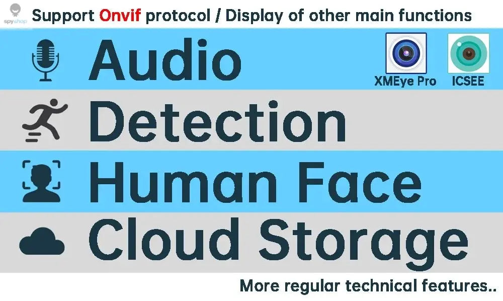 Audio IP POE Mini Camera Detector Cone Lens 5MP 4MP H.265 Full Digital Mic Onvif Cloud Storage Face/Motion Detection XMEYE ICSEE