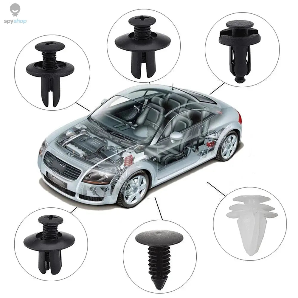 Auto Fastener Clip Mixed Car Body Push Retainer Pin Rivet Bumper Door Trim Panel Fastener Kit Car Clips Box or Bag packaging