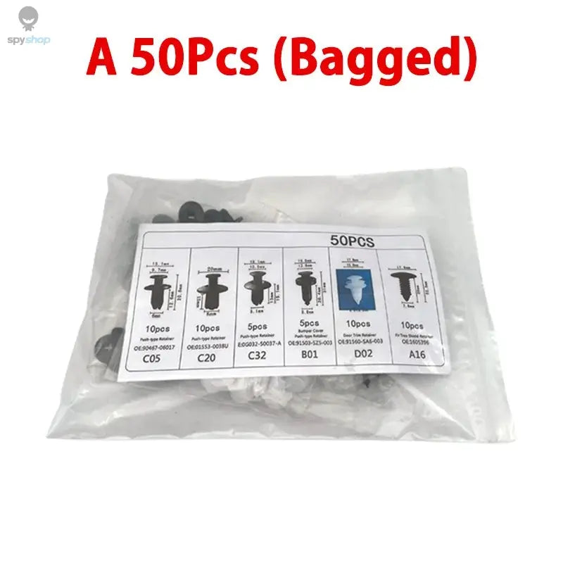 Auto Fastener Clip Mixed Car Body Push Retainer Pin Rivet Bumper Door Trim Panel Fastener Kit Car Clips Box or Bag packaging