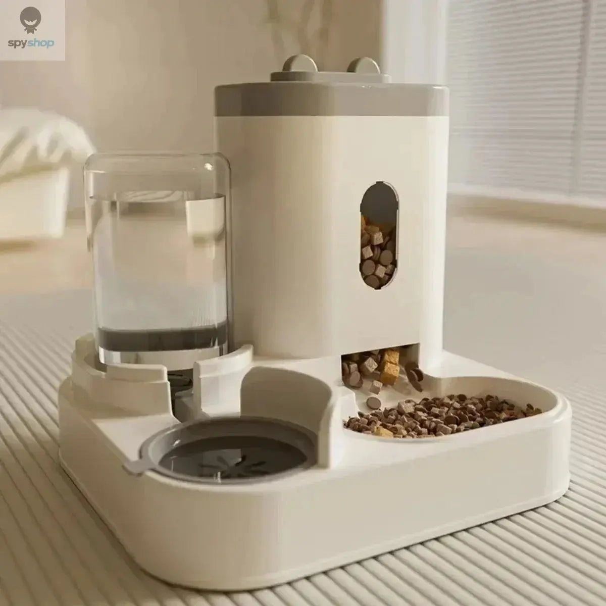 Automatic Feeder Dog Cat Food Bowl With Water Fountain Large Capacity Pet Food Storage Dispenser Container Puppy Pet Accessories Spy-shop.com