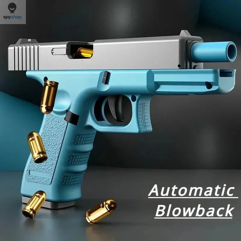 Automatic Shell Ejection Pistol Toy Gun Blaster Model Props For Adults Kids Outdoor Cs Games Interactive Prop Gifts for Boys