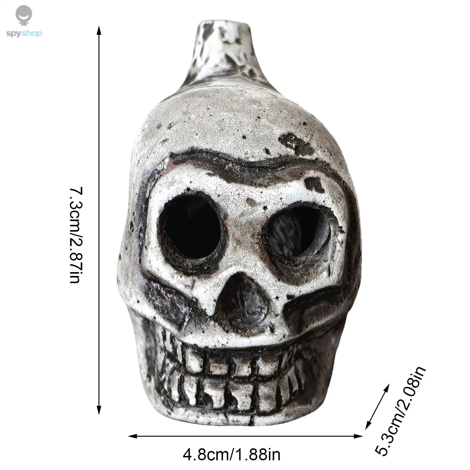 Aztec Death Whistle Skull Spooky Human Death Scream Loud Whistle Authentic Human Prank Battle Whistle Camping Emergency Tools Spy-shop.com